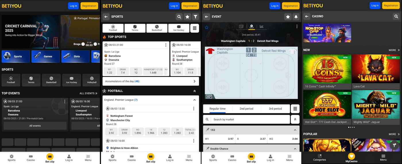 Betandyou kladjenje putem mobitela